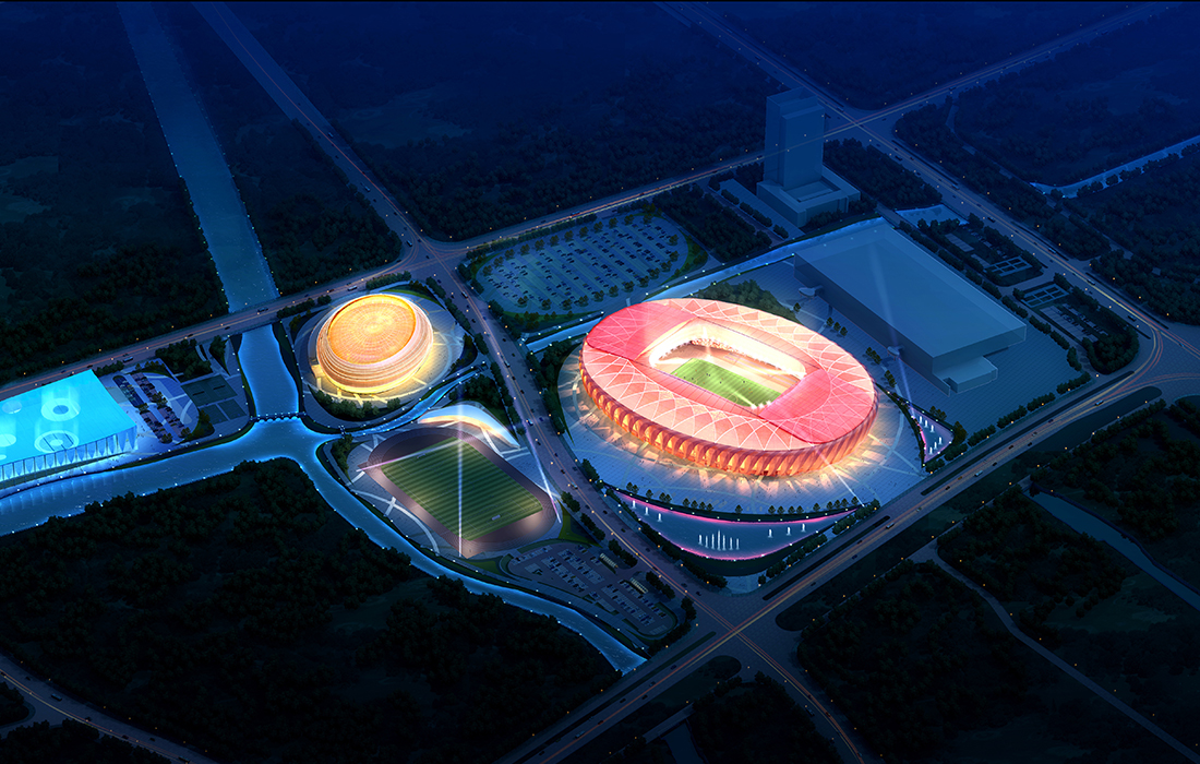 绍兴县体育中心建设工程